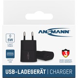 Ansmann HC105 Noir Intérieure, Chargeur Noir, Intérieure, Secteur, 5 V, Noir