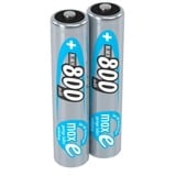 Ansmann maxE 800mAh NiMh, Batterie Argent, AAA, Hybrides nickel-métal (NiMH), 1,2 V, 800 mAh, 10.5 x 44.5