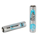 Ansmann maxE 800mAh NiMh, Batterie Argent, AAA, Hybrides nickel-métal (NiMH), 1,2 V, 800 mAh, 10.5 x 44.5