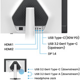 BenQ MOBIUZ EX271UZ 26.5" 4K Ultra HD Moniteur gaming Blanc/noir, 1x DisplayPort, 2x HDMI, 3x USB-C, 2x USB-A, 240 Hz, 67,3 cm (26.5"), 3840 x 2160 pixels, 4K Ultra HD, OLED, 0,03 ms, Noir, Blanc