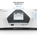 BenQ MOBIUZ EX271UZ 26.5" 4K Ultra HD Moniteur gaming Blanc/noir, 1x DisplayPort, 2x HDMI, 3x USB-C, 2x USB-A, 240 Hz, 67,3 cm (26.5"), 3840 x 2160 pixels, 4K Ultra HD, OLED, 0,03 ms, Noir, Blanc