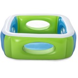 Bestway Piscine à Hublots Bleu/Vert, 565 L, Rectangulaire 168cm x 168cm x 56cm,bleu,vert