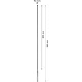 Bosch Expert Foret SDS Max-8X, Perceuse Marteau perforateur, Hammer drill bit, 1,4 cm, 940 mm, Béton, pierre, 80 cm