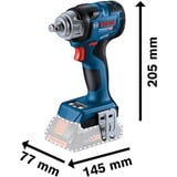 Bosch GDS 18V-330 HC, 06019L5003, Visseuse à choc Bleu