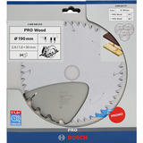 Bosch PRO Wood Lame de scie circulaire 190 mm 