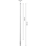Bosch SDS plus-7X 1 pièce(s), Perceuse Marteau perforateur, 8 mm, 465 mm, Brique, Béton, Ciment dur, Pierre naturelle, Grès, pierre, 40 cm, SDS Plus