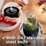 Bosch Serie 4 MMB6177S blender 1,5 L Mélangeur de table 1200 W Noir, Argent Argent/Noir, Mélangeur de table, 1,5 L, Fonction d'impulsion, Pileur de glace, 1 m, 1200 W