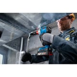 Bosch Set de visseuse à chocs sans fil GDX 18 volts 285 Nm avec 2 batteries 5,0 Ah et jeu de 31 embouts dans L-BOXX, Set d'outils processeur en boîte