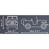 COBI Jeep Willys CJ-2A, Jouets de construction Vert, Échelle 1:35