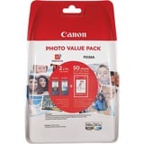 Canon Pack économique de cartouches d'encre noire PG-560XL et couleur CL-561XL + Papier Photo Rendement élevé (XL), 12,2 ml, 14,3 ml, 400 pages, 2 pièce(s), Multi pack