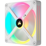 Corsair iCUE LINK QX140 RGB 140mm PWM Fan Expansion Kit, Ventilateur de boîtier Blanc, Connecteur de ventilateur PWM à 4 broches