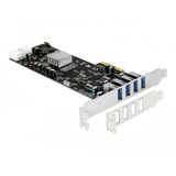 DeLOCK PCIe x4 vers 4x USB 3.2 Gen 1 ext. Quad Channel, Contrôleur USB 