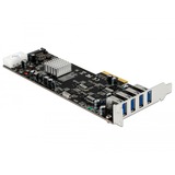 DeLOCK PCIe x4 vers 4x USB 3.2 Gen 1 ext. Quad Channel, Contrôleur USB 