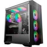 DeepCool MATREXX 55 V3 ADD-RGB 3F boîtier midi tower Noir | 3x USB-A | RGB | Verre Trempé