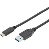 Digitus Câble de connexion USB 3.2 Gen 2 USB-A > USB-C Noir