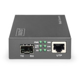 Digitus Convertisseur de média 10 Gigabit, Media Converter Noir