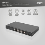 Digitus PoE Gigabit 24 ports DN-95348-2, Switch 