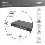 Digitus PoE Gigabit 24 ports DN-95348-2, Switch 