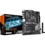GIGABYTE AORUS B550 EAGLE WIFI6 Carte mère - Processeurs AMD Ryzen série 5000 G, VRM 10+3+1 phases, jusqu'à 3200 MHz DDR4, 1xPCIe 4.0 + 1xPCIe 3.0 M.2, LAN 1GbE, WIFI 6, USB 3.2 Gen 2 carte mère socket AM4 VRM 10+3+1 phases, jusqu'à 3200 MHz DDR4, 1xPCIe 4.0 + 1xPCIe 3.0 M.2, LAN 1GbE, WIFI 6, USB 3.2 Gen 2, AMD, Emplacement AM4, AMD Ryzen 3000 Series, AMD Ryzen 4000 Series, AMD Ryzen 5000 Series, Emplacement AM4, DDR4-SDRAM, 128 Go