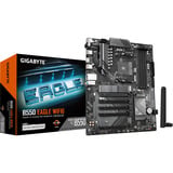 GIGABYTE B550 EAGLE WIFI6 Carte mère - Processeurs AMD Ryzen série 5000 G, VRM 10+3+1 phases, jusqu'à 3200 MHz DDR4, 1xPCIe 4.0 + 1xPCIe 3.0 M.2, LAN 1GbE, WIFI 6, USB 3.2 Gen 2 carte mère socket AM4 VRM 10+3+1 phases, jusqu'à 3200 MHz DDR4, 1xPCIe 4.0 + 1xPCIe 3.0 M.2, LAN 1GbE, WIFI 6, USB 3.2 Gen 2, AMD, Emplacement AM4, AMD Ryzen 3000 Series, AMD Ryzen 4000 Series, AMD Ryzen 5000 Series, Emplacement AM4, DDR4-SDRAM, 128 Go