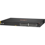 Hewlett Packard Enterprise Aruba 6000 24G Class4 PoE 4SFP 370W Géré L3 Gigabit Ethernet (10/100/1000) Connexion Ethernet, supportant l'alimentation via ce port (PoE) 1U, Switch Géré, L3, Gigabit Ethernet (10/100/1000), Connexion Ethernet, supportant l'alimentation via ce port (PoE), Grille de montage, 1U