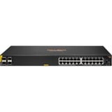 Hewlett Packard Enterprise Aruba 6000 24G Class4 PoE 4SFP 370W Géré L3 Gigabit Ethernet (10/100/1000) Connexion Ethernet, supportant l'alimentation via ce port (PoE) 1U, Switch Géré, L3, Gigabit Ethernet (10/100/1000), Connexion Ethernet, supportant l'alimentation via ce port (PoE), Grille de montage, 1U