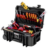 KNIPEX Coffret à outils "Robust26 Move" électrique, 22 pièces, Set d'outils Noir