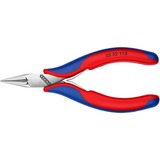 KNIPEX Mallette pour pinces électroniques 00 20 16, 7 pièces, Set de pinces Rouge/Bleu