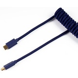 Keychron CAB-L câble USB 1,3 m USB4 Gen 3x2 USB C Gris Bleu, 1,3 m, USB C, USB C, USB4 Gen 3x2, Gris