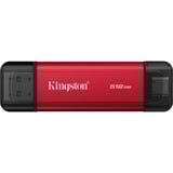 Kingston Dual Portable 512 GB SSD externe Rouge/Noir