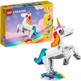 LEGO Créateur 3-en-1 - Licorne magique, Jouets de construction 