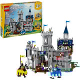 LEGO Creator 3-en-1 - Château médiéval avec chevaliers à cheval, Jouets de construction 31168
