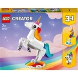 LEGO Creator 3-en-1 - Licorne magique, Jouets de construction 31140