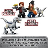 LEGO Jurassic World - La capture des Vélociraptors Beta et Blue, Jouets de construction 76946
