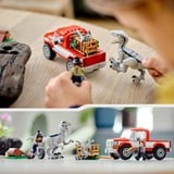 LEGO Jurassic World - La capture des Vélociraptors Beta et Blue, Jouets de construction 76946