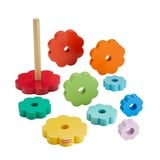 Mattel – Empileur d’Anneaux, Jeu d'adresse 1,5 an(s), Bois, Multicolore