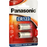 Panasonic Lithium Photo CR-123AL/2BP, Batterie 