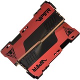 Patriot PVE2432G400C0K module de mémoire 32 Go 2 x 16 Go DDR4 4000 MHz, Mémoire vive Rouge/Noir, 32 Go, 2 x 16 Go, DDR4, 4000 MHz, 288-pin DIMM