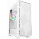 Sharkoon VS8 RGB reconditionné boîtier midi tower Blanc | 2x USB-A | 1x USB-C | RGB | Verre Trempé