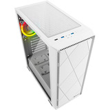 Sharkoon VS8 RGB reconditionné boîtier midi tower Blanc | 2x USB-A | 1x USB-C | RGB | Verre Trempé