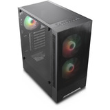 Silentware  boîtier midi tower Noir | 3x USB-A | RGB | Verre Trempé