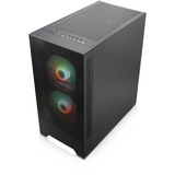 Silentware  boîtier midi tower Noir | 3x USB-A | RGB | Verre Trempé