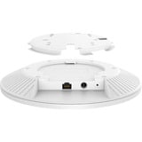 TP-Link Omada EAP772 point d'accès réseaux locaux sans fil 9300 Mbit/s Blanc Blanc, 2,4 GHz, 5 GHz, 6 GHz, 9300 Mbit/s, SNMP, SNMPv2, SNMPv3, WPA-Enterprise, WPA-Personal, WPA2-Enterprise, WPA2-Personal,..., 2500 Mbit/s