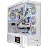 Thermaltake View 370 TG ARGB boîtier midi tower Blanc | 2x USB-A | 1x USB-C | RGB | Verre Trempé