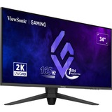 ViewSonic VX Series VX3480-2K-PRO écran plat de PC 86,4 cm (34") 3440 x 1440 pixels UltraWide Quad HD LED Noir Moniteur gaming  Noir, 86,4 cm (34"), 3440 x 1440 pixels, UltraWide Quad HD, LED, 1 ms, Noir