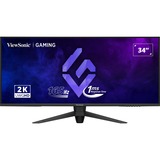 ViewSonic VX Series VX3480-2K-PRO écran plat de PC 86,4 cm (34") 3440 x 1440 pixels UltraWide Quad HD LED Noir Moniteur gaming  Noir, 86,4 cm (34"), 3440 x 1440 pixels, UltraWide Quad HD, LED, 1 ms, Noir