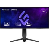 ViewSonic VX Series VX3480-2K-PRO écran plat de PC 86,4 cm (34") 3440 x 1440 pixels UltraWide Quad HD LED Noir Moniteur gaming  Noir, 86,4 cm (34"), 3440 x 1440 pixels, UltraWide Quad HD, LED, 1 ms, Noir