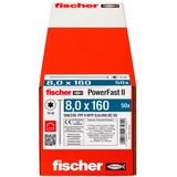 fischer Vis à bois PowerFast II 8,0x160 tête disque TX 