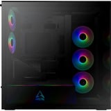 ARCTIC  boîtier midi tower Noir (Mat) | 2x USB-A | 1x USB-C | RGB | Verre Trempé
