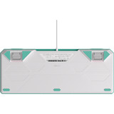 ASUS TUF Gaming K3 Gen II Hatsune Miku Edition clavier USB Couleur menthe, Blanc, clavier gaming Turquoise/multicolore, Layout DE, Taille réelle (100 %), Avec fil, USB, Contacteur de touche opto-mécanique, LED RGB, Couleur menthe, Blanc